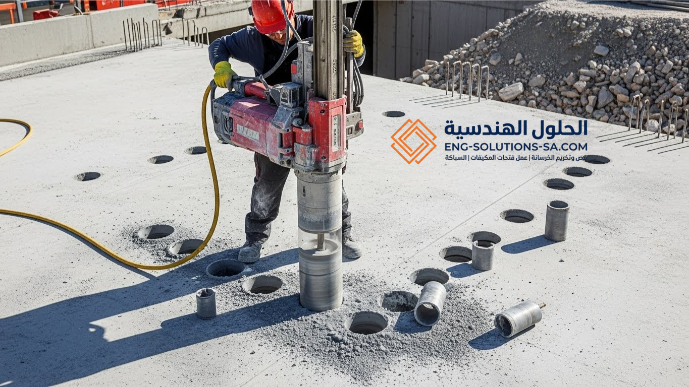 تخريم الخرسانة للسقف